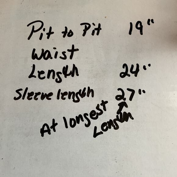 Carole Chrisrian Gray Lightweight Tee W/Ruffle Shoulder & Sleeve Boho Hippy S - Picture 6 of 6